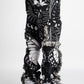 Guapi Obsidian Black Tapestry Pants with intricate woven designs and comfortable fit