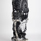 Beautiful Guapi Obsidian Black Tapestry Pants with intricate woven designs