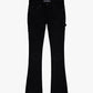 Valabasas Ringer black stacked flare jeans with trendy and edgy design