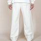 EPTM Perfect Baggy Fleece Pants in Cream with 63% cotton and 37% polyester fabric