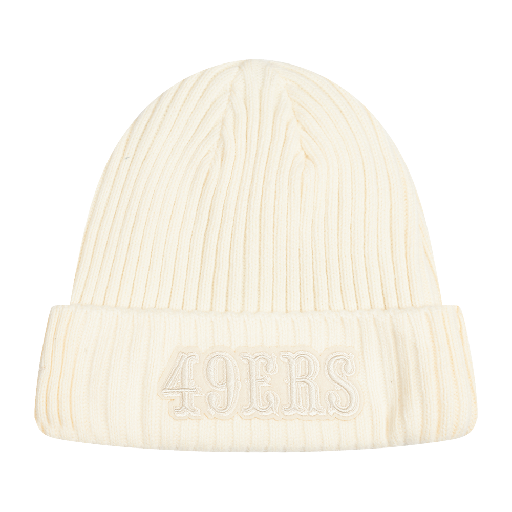 Pro Standard San Francisco 49ers Neutral Beanie - Eggshell (FS4744810-EGG)