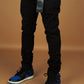 High-quality Jet Black Denim (BONE215) Politics Jeans Bone Skinny Fit for a modern look