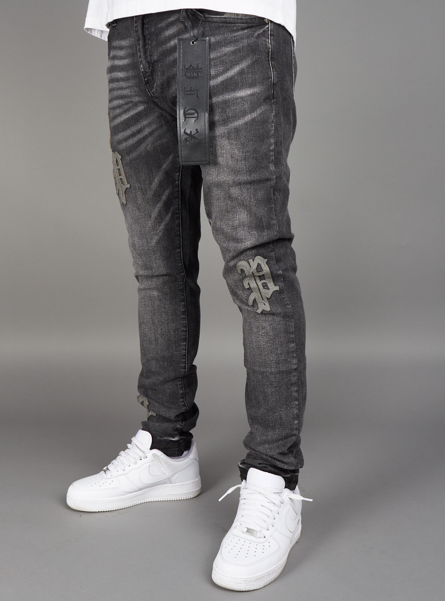 Politics Jeans Kael Black Wash Denim (KAEL213)