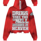JETLYFE Drugs Red Hoodie - Red hoodie with bold DRUGS text design