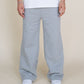 EPTM Perfect Baggy Fleece Pants in Heather Grey with Drawstring Waistband