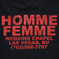 Homme + Femme "Chapel" Tee - Black