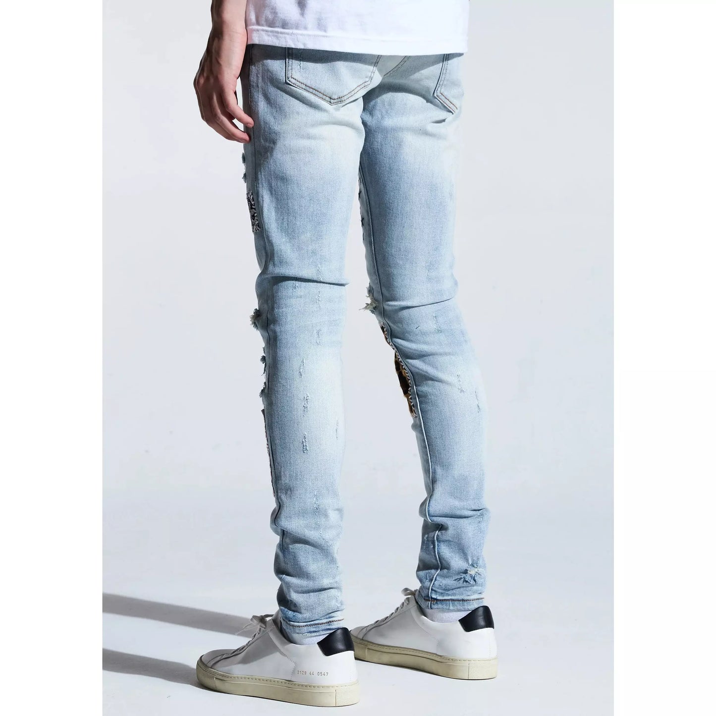 Embellish Light Blue Summit Patchwork Denim Jeans (EMBSUM20-118)