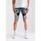 Embellish Indigo Patchwork Wilder Shorts (EMBSUM121-118)