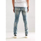 Embellish Blue Worrel Rip & Repair Denim Jeans (EMBF121-109)