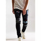 Embellish Black Patchwork Silas Denim Jeans (EMBF221-107)