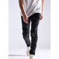Embellish Oden Ripped Black Denim Jeans in casual lifestyle setting