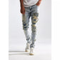 Embellish Jason Rip & Repair Light Blue Wash Denim Jeans (EMBSP122-116)