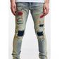 Crysp Denim Levy Light Blue Patch Jeans (CRYSP122-4)
