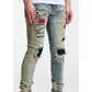 Crysp Denim Levy Light Blue Patch Jeans (CRYSP122-4)
