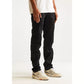  Men's EMBH22-229 Jet Black Denim Jeans with Straight Leg Cut