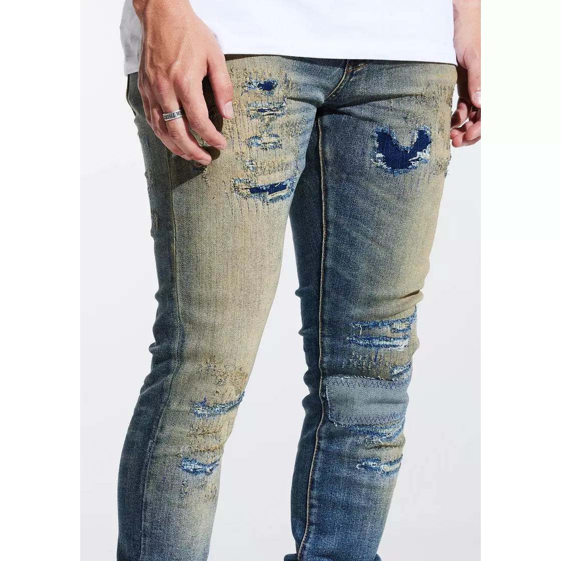 Crysp Denim Indigo Sand Atlantic Denim Jeans (CRYSPSP221-121)