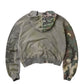 Vale "Zombie" Camo Green Zip Up Hoodie