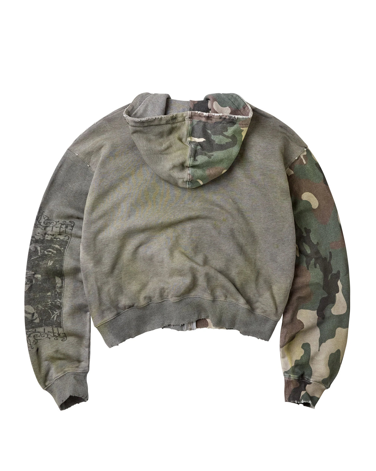 Vale "Zombie" Camo Green Zip Up Hoodie