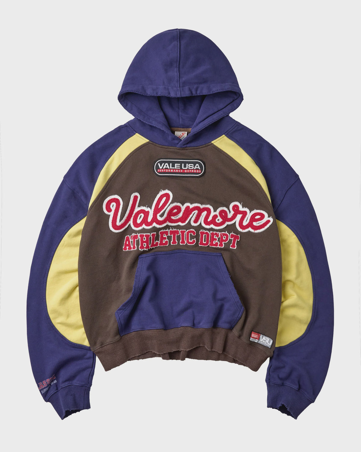 Vale "Smores" Blue/Brown Pullover Hoodie