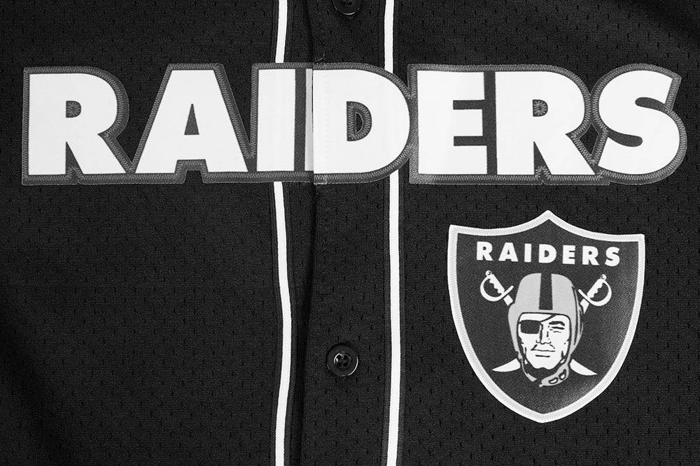 Pro Standard Las Vegas Raiders Logo Classic Button Up Jersey - Black (FOR1410236-BLK)