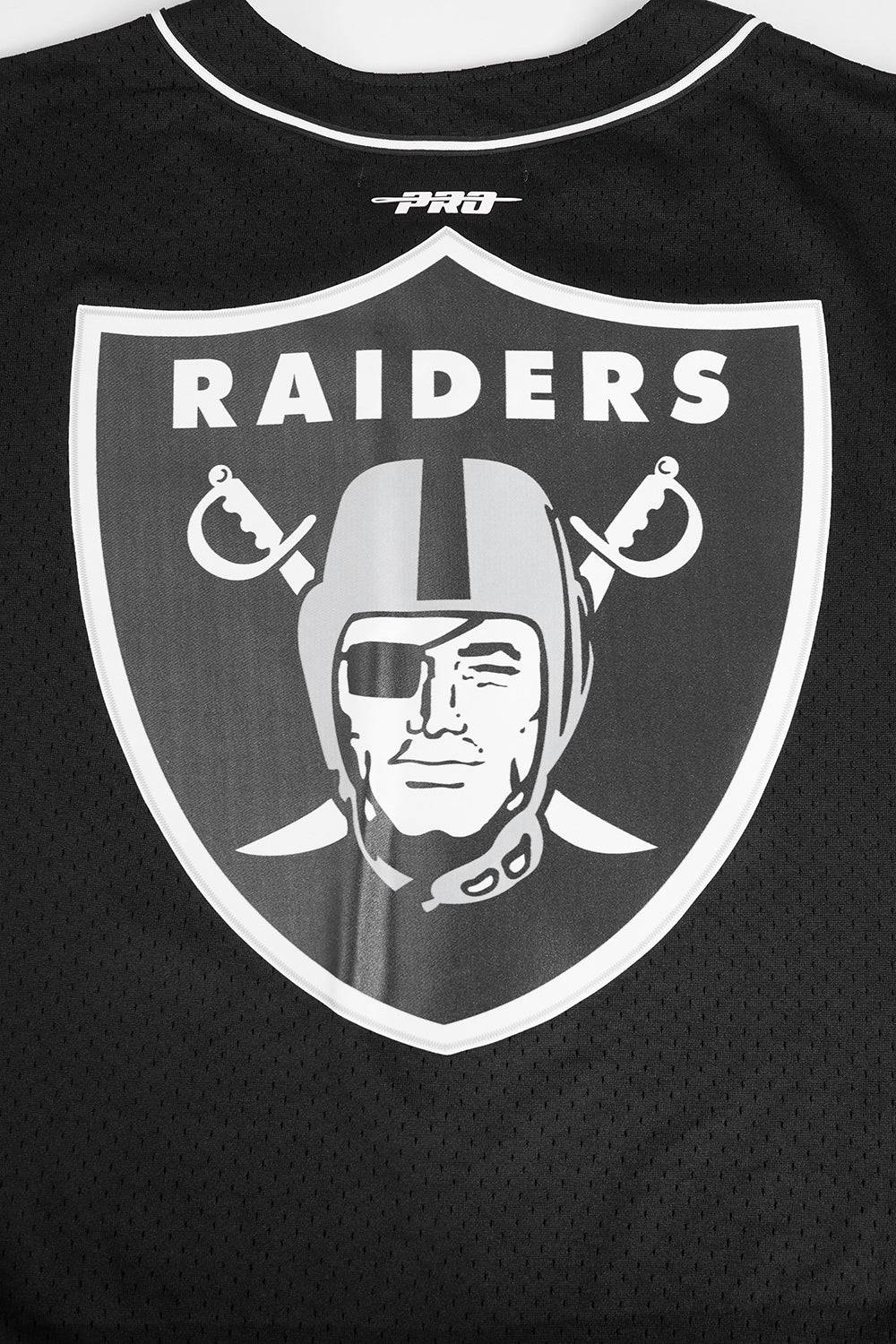 Pro Standard Las Vegas Raiders Logo Classic Button Up Jersey - Black (FOR1410236-BLK)
