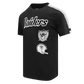 Pro Standard Oakland Raiders Retro Classic Striped Tee - Black/Grey (FOR143566-BGY)