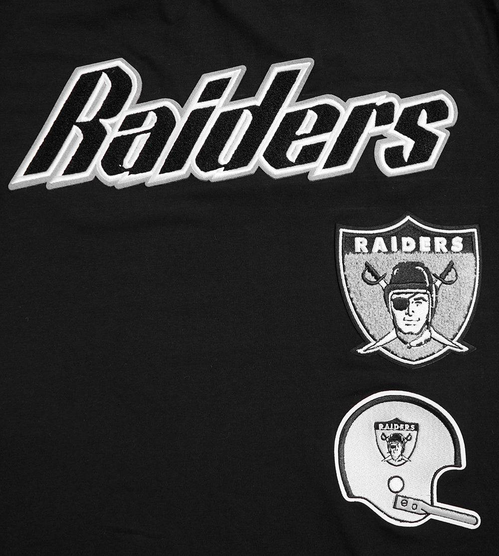 Pro Standard Oakland Raiders Retro Classic Striped Tee - Black/Grey (FOR143566-BGY)