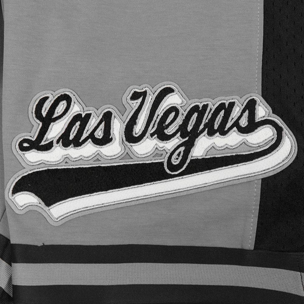 Pro Standard Las Vegas Raiders Script Tail Double Knit 2.0 Short - Gray/Black (FOR3410133-GBL)
