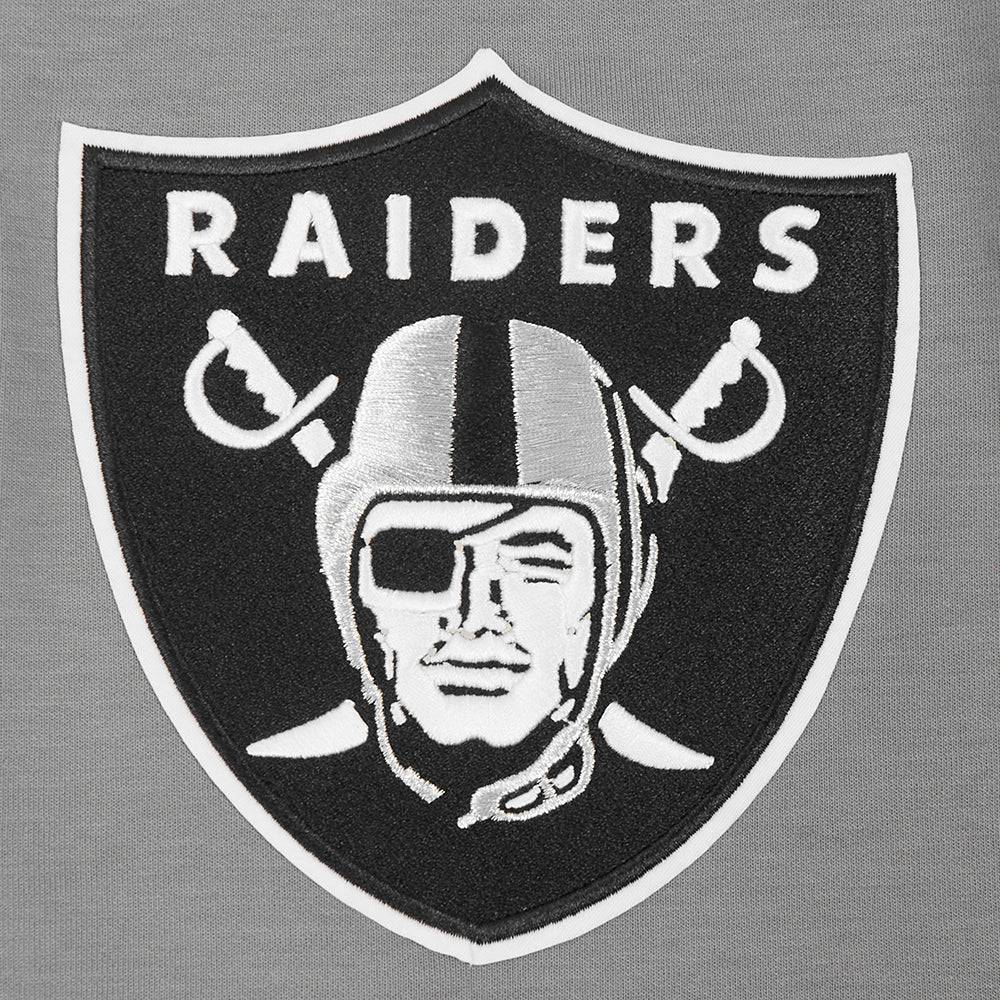 Pro Standard Las Vegas Raiders Script Tail Double Knit 2.0 Short - Gray/Black (FOR3410133-GBL)