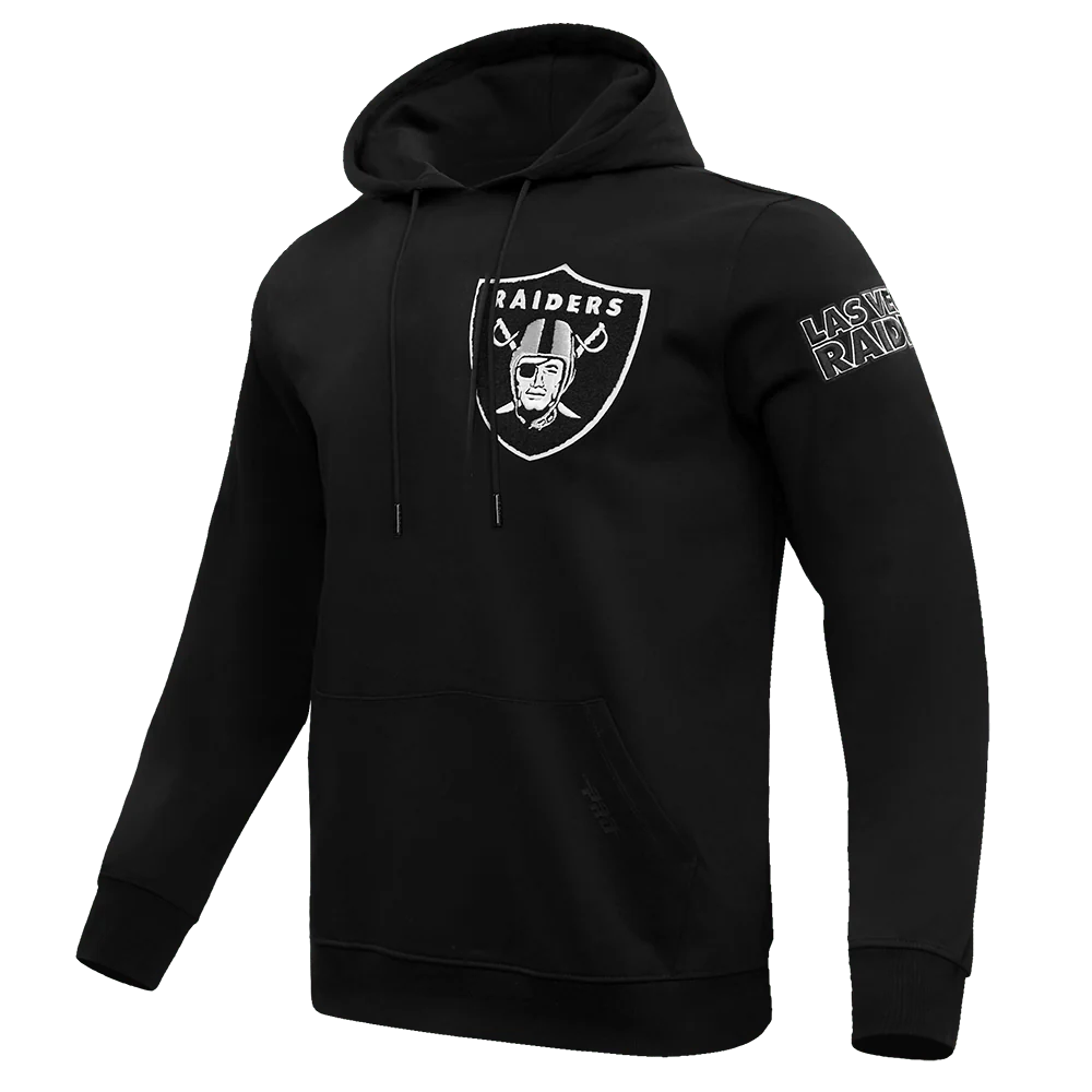 Pro Standard Las Vegas Raiders Classic Chenille Hoodie - Black (FOR5410174-BLK)
