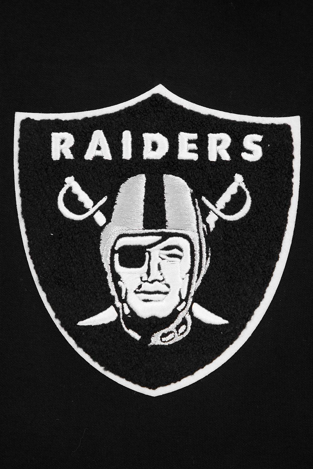 Pro Standard Las Vegas Raiders Classic Chenille Hoodie - Black (FOR5410174-BLK)