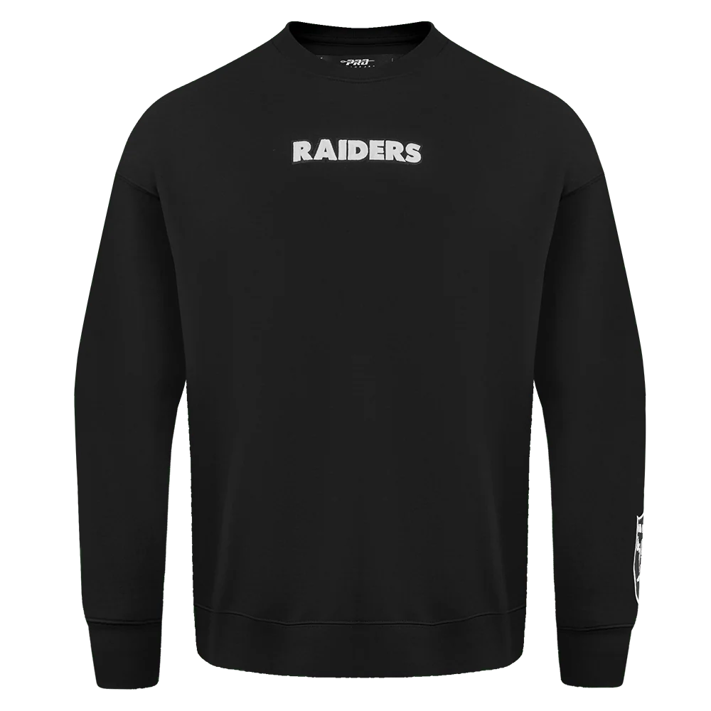 Pro Standard Las Vegas Raiders Wingspan Drop Shoulder Crewneck - Black (FOR5410451-BLK)