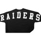 Pro Standard Las Vegas Raiders Wingspan Drop Shoulder Crewneck - Black (FOR5410451-BLK)