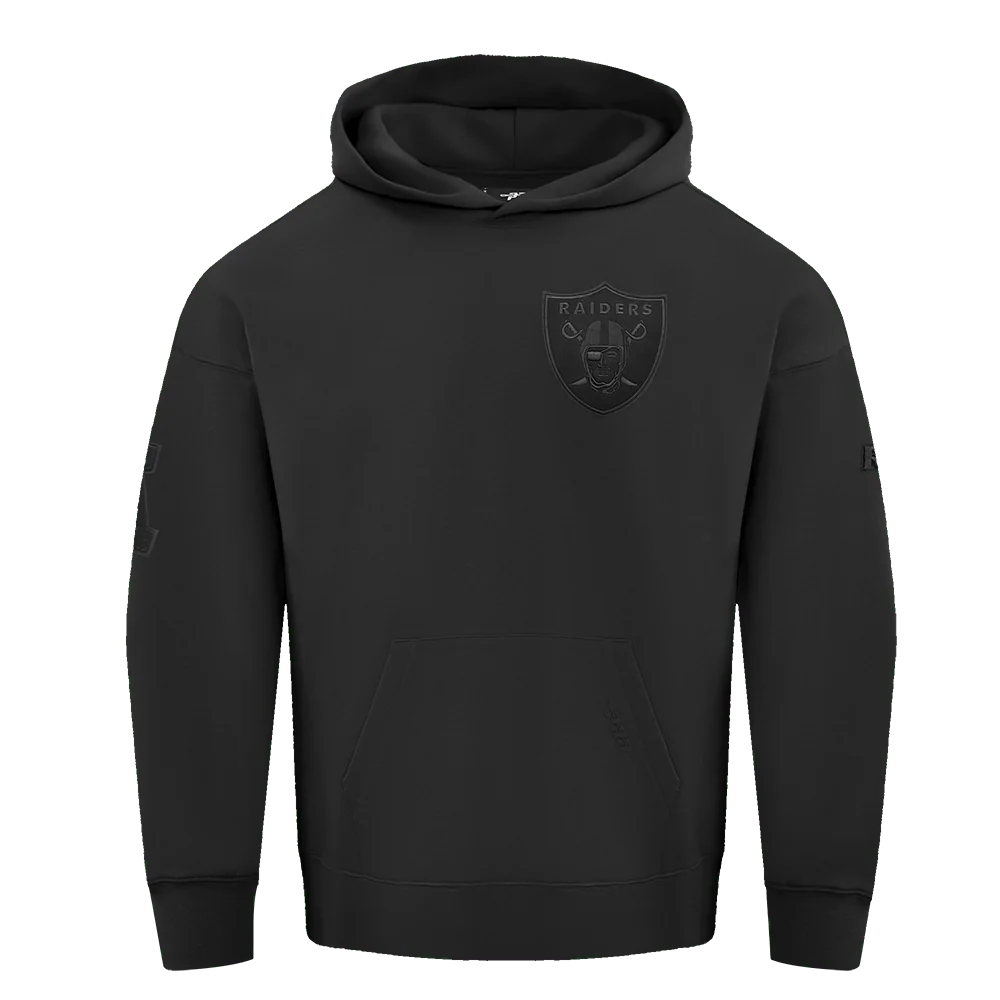 Pro Standard Las Vegas Raiders Neutral Drop Shoulder Hoodie - Black (FOR544655-BLK)