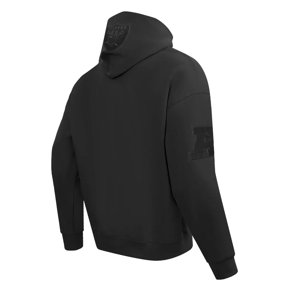 Pro Standard Las Vegas Raiders Neutral Drop Shoulder Hoodie - Black (FOR544655-BLK)
