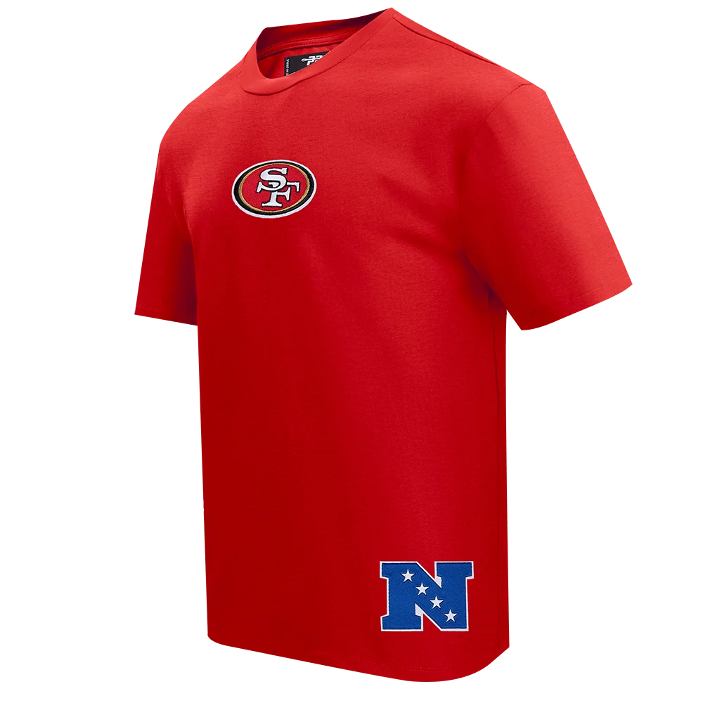 Pro Standard San Francisco 49ers Wingspan Drop Shoulder Tee - Red (FS41410470-RED)
