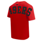 Pro Standard San Francisco 49ers Wingspan Drop Shoulder Tee - Red (FS41410470-RED)