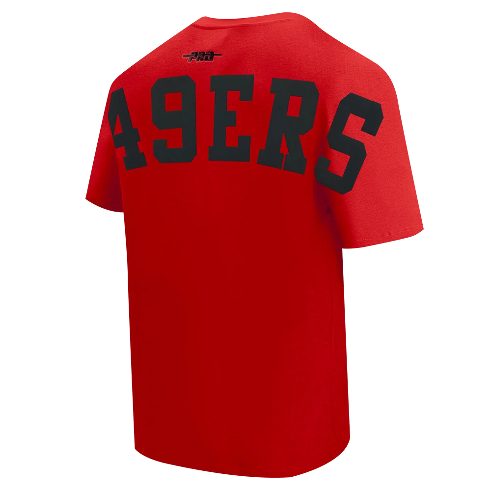 Pro Standard San Francisco 49ers Wingspan Drop Shoulder Tee - Red (FS41410470-RED)