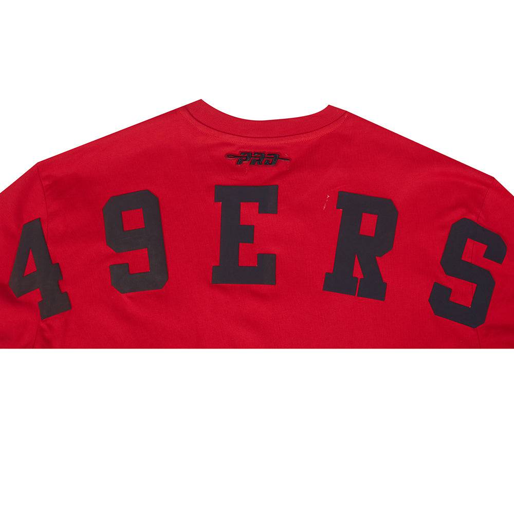 Pro Standard San Francisco 49ers Wingspan Drop Shoulder Tee - Red (FS41410470-RED)