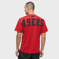 Pro Standard San Francisco 49ers Wingspan Drop Shoulder Tee - Red (FS41410470-RED)