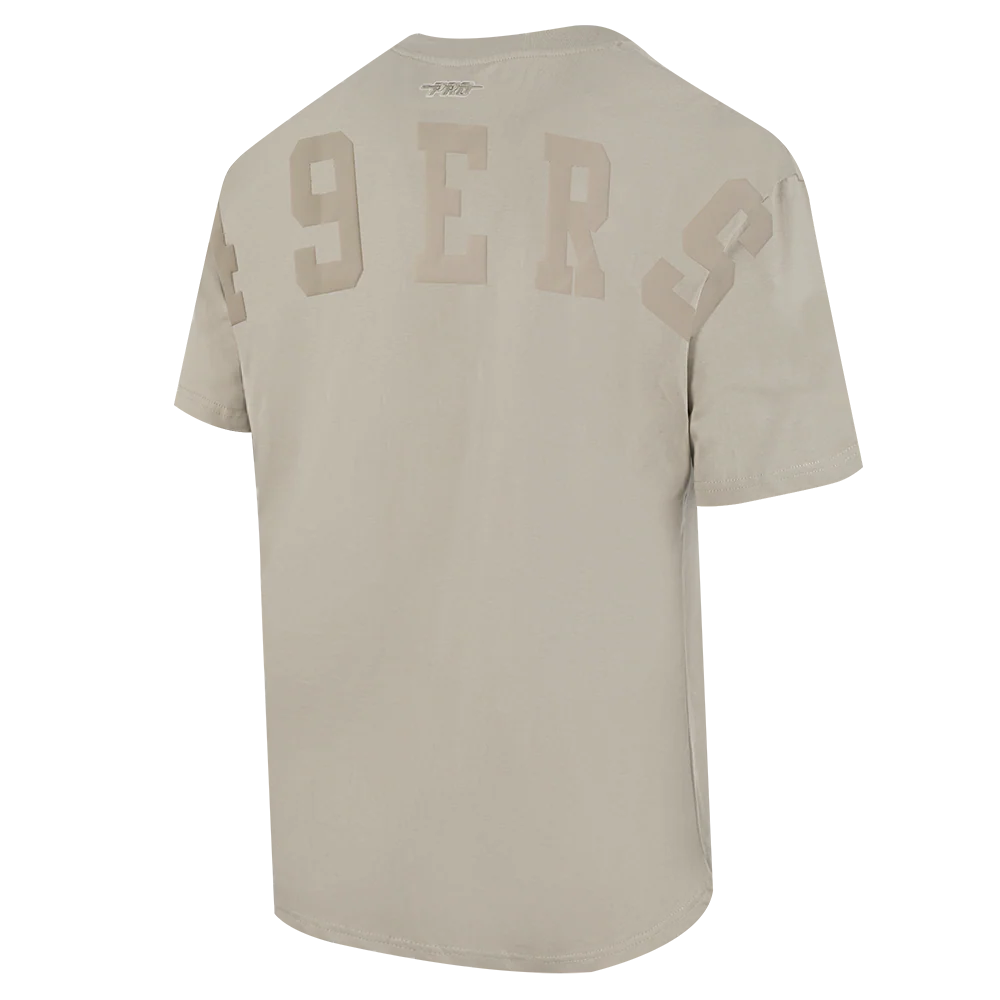 Pro Standard San Francisco 49ers Wingspan Drop Shoulder Tee - Taupe (FS41410470-TAU)