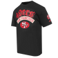 Black Pro Standard San Francisco 49ers Best Of Tee featuring team logo and branding details