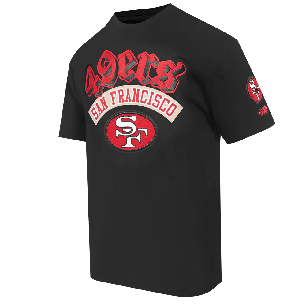 Black Pro Standard San Francisco 49ers Best Of Tee featuring team logo and branding details