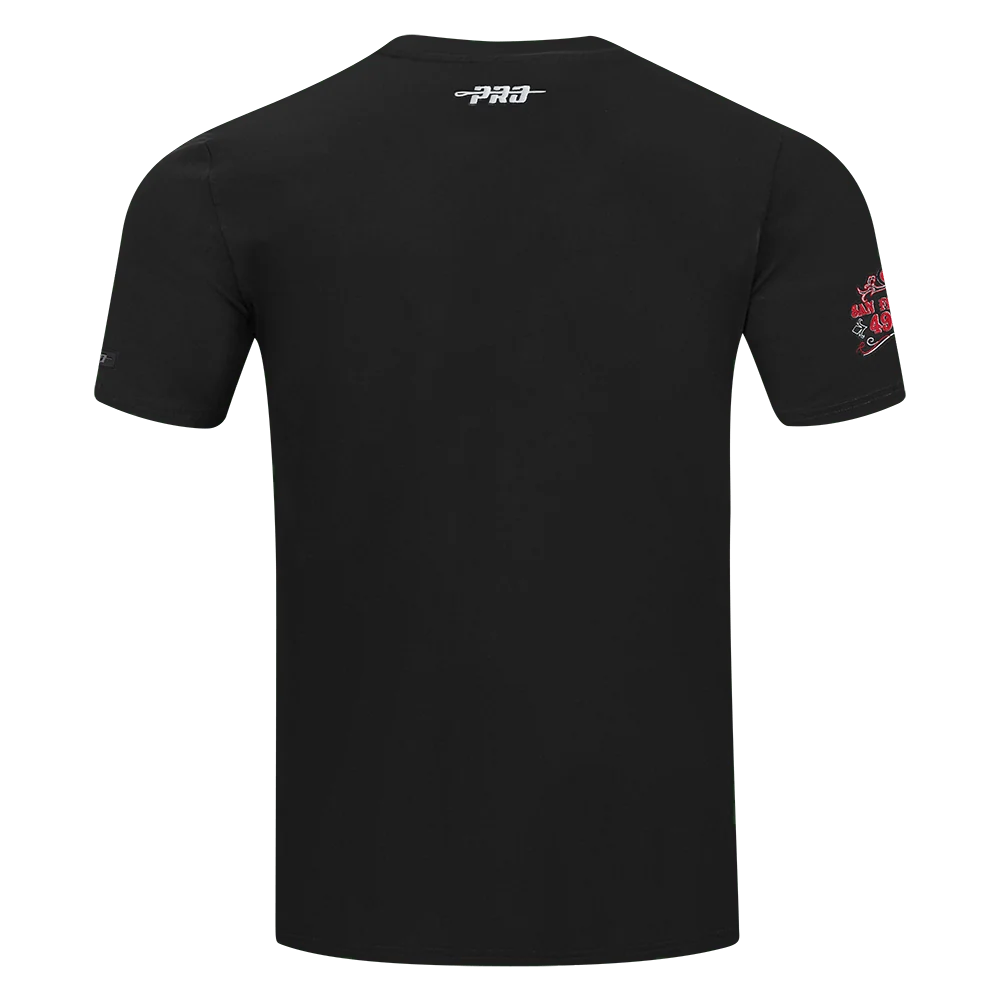 Pro Standard San Francisco 49ers Rebel Athletics Stacked Logo Tee - Black (FS41410971-BLK)