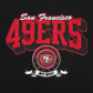High-quality black Pro Standard San Francisco 49ers team badge T-shirt for sports fans