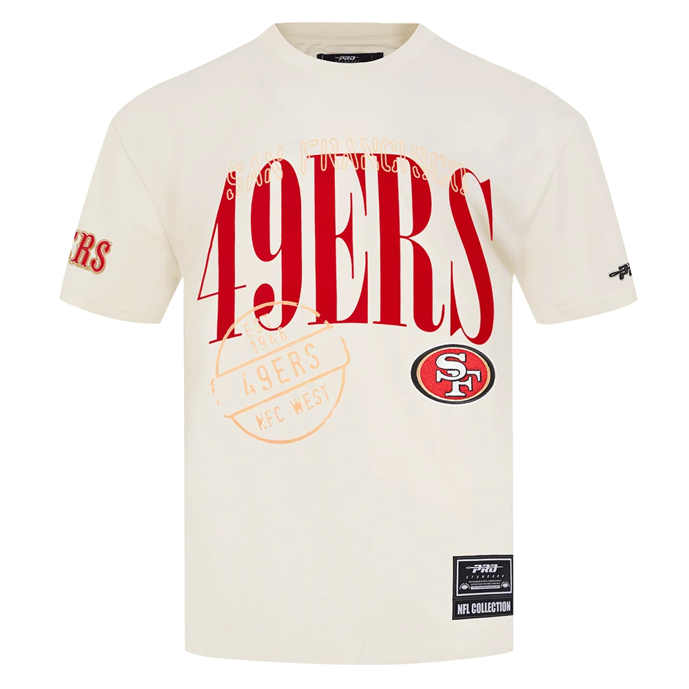 Pro Standard San Francisco 49ers Stamped Tee - Eggshell (FS41411681-EGG)
