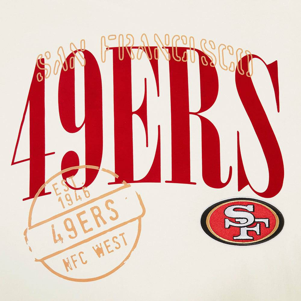 Pro Standard San Francisco 49ers Stamped Tee - Eggshell (FS41411681-EGG)