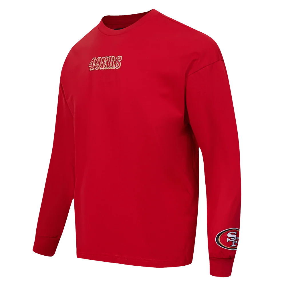 Pro Standard San Francisco 49ers Wingspan LS Tee - Red (FS42410471-RED)