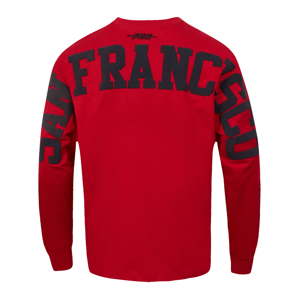 Pro Standard San Francisco 49ers Wingspan LS Tee - Red (FS42410471-RED)