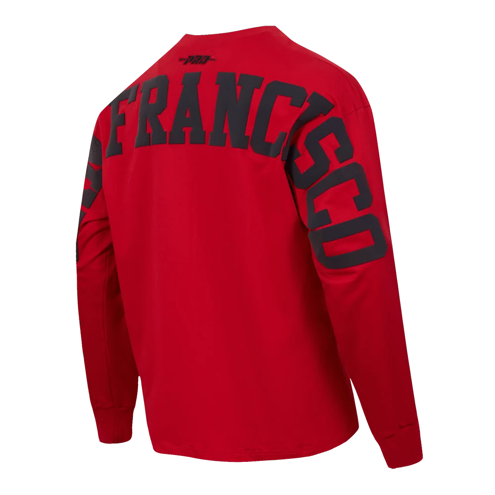 Pro Standard San Francisco 49ers Wingspan LS Tee - Red (FS42410471-RED)